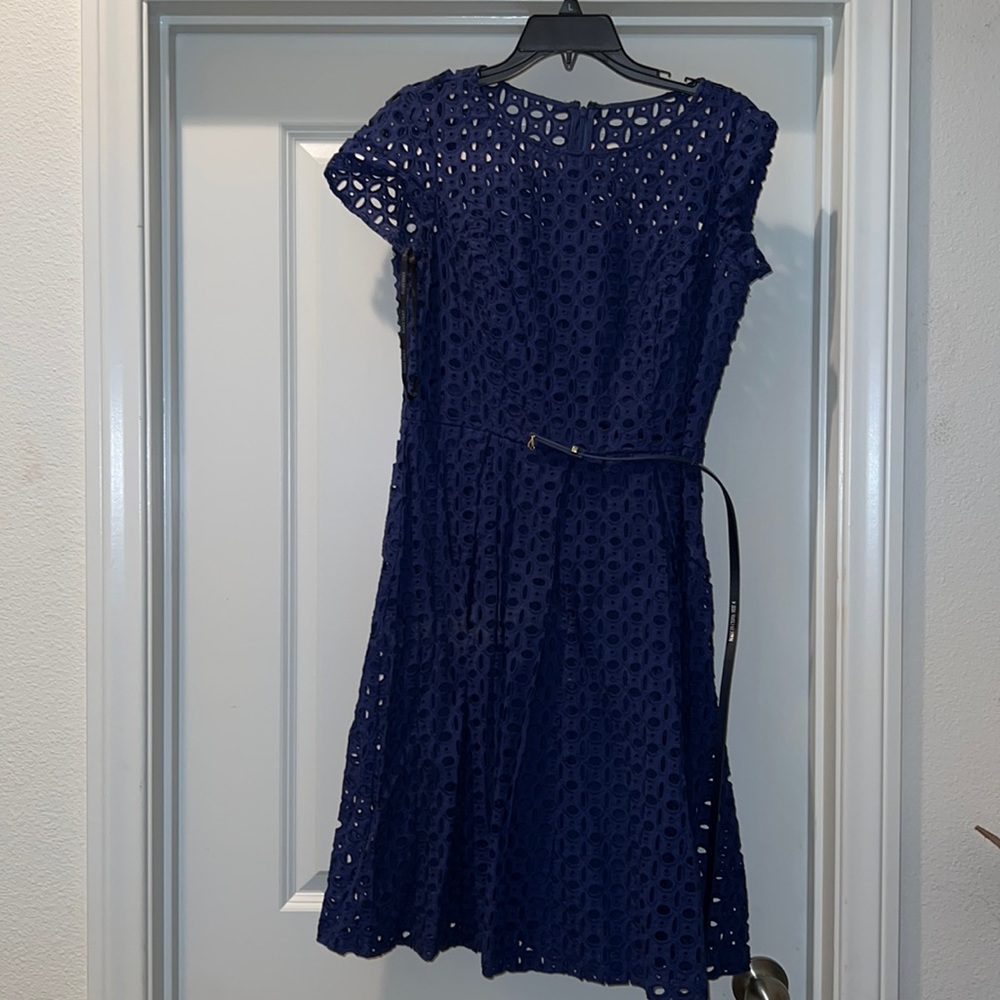 Blue Ellen Tracy dress